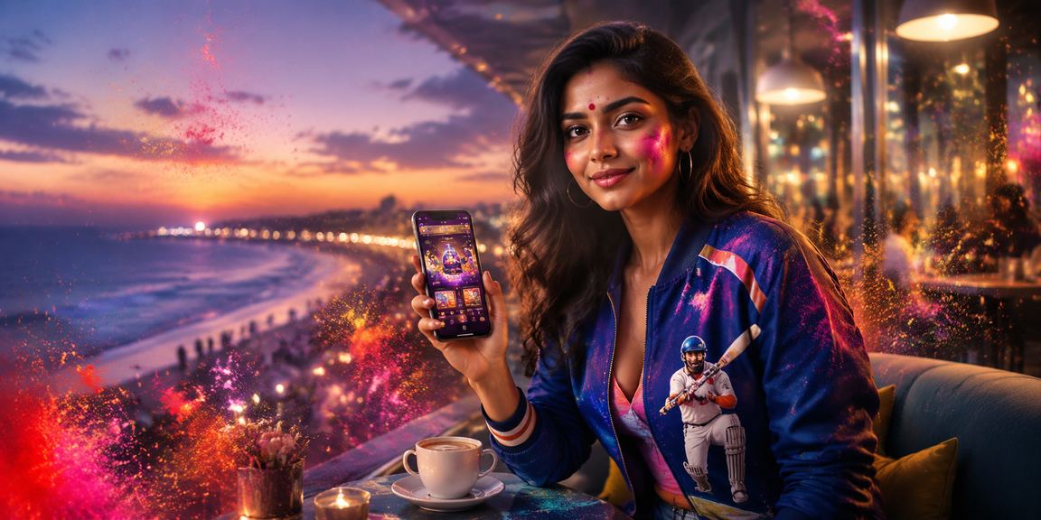 Beachside cricket betting scene during Holi festival in Chennai